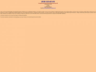 bobgrahambook-keeping.co.uk snapshot