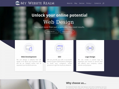 mywebsiterealm.com snapshot
