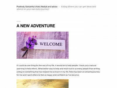 positivelysamantha.com snapshot
