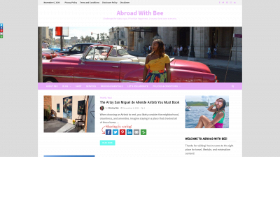 abroadwithbee.com snapshot