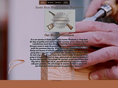 srbcustomwoodwirks.com snapshot