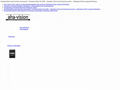 aha-vision.com snapshot
