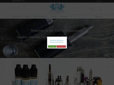 electrotobacconist.co.uk snapshot