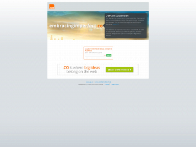 embracingimperfect.co snapshot