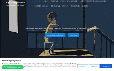 mylonelyspace.com snapshot