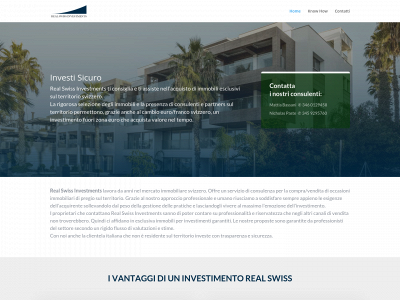realswissinvestments.com snapshot