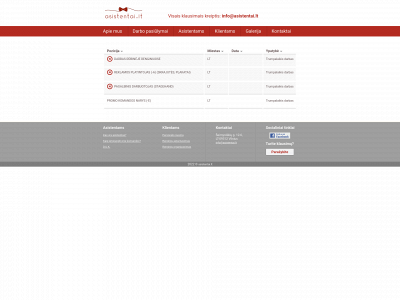 asistentai.lt snapshot