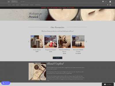 perwickcandles.co.uk snapshot