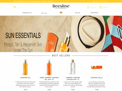 shopbeesline.com snapshot