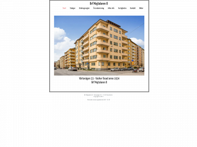 brfmajtalaren8.se snapshot