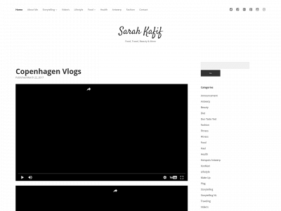 sarahkafif.be snapshot