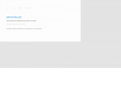 seniorbuzz.co.uk snapshot