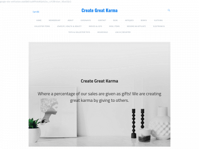 www.creategreatkarma.com snapshot