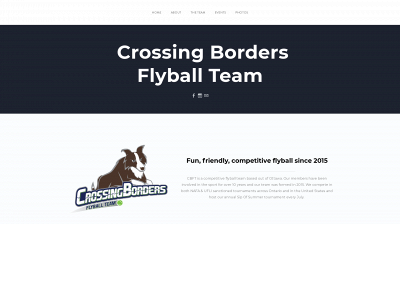 www.crossingbordersflyball.ca snapshot
