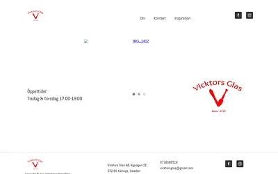 vicktorsglas.se snapshot