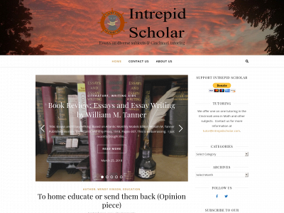 intrepidscholar.com snapshot