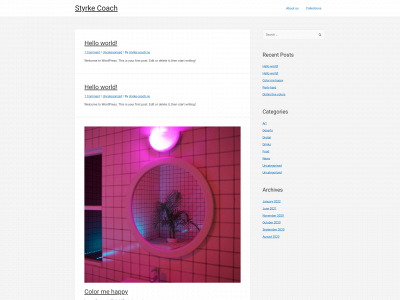 styrke-coach.no snapshot