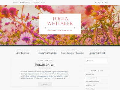 toniawhitaker.com snapshot