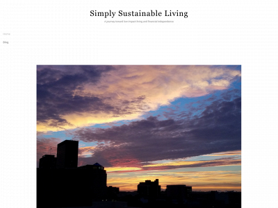 sustainablysimpleliving.com snapshot