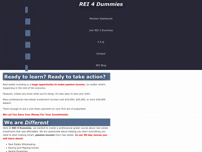 rei4dummies.com snapshot