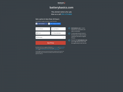 batterybasics.com snapshot