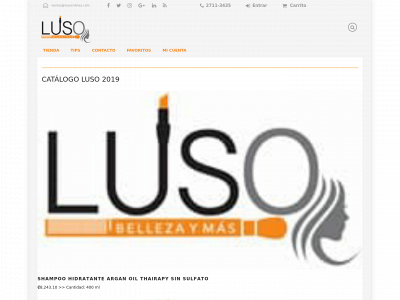 lusoenlinea.com snapshot