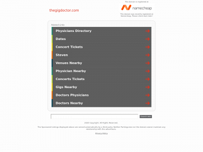thegigdoctor.com snapshot