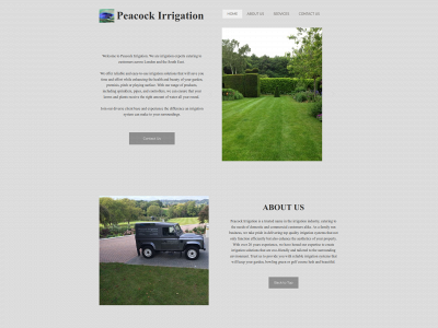 peacock-irrigation.co.uk snapshot
