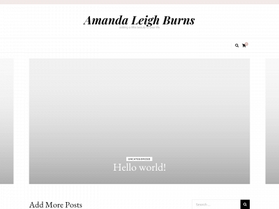 amandaleighburns.com snapshot