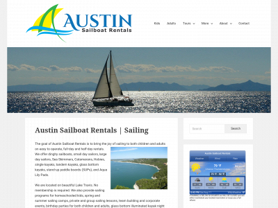 austinsailboatrentals.com snapshot