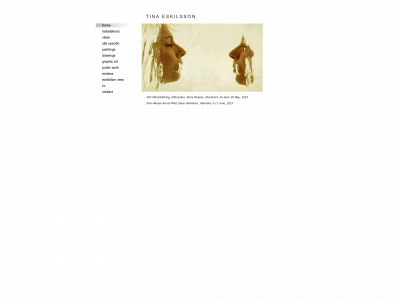 tinaeskilsson.com snapshot