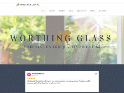 worthingglass.com snapshot