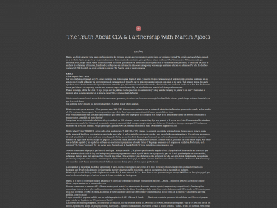 thetruthaboutcfaandmartinajaots.com snapshot