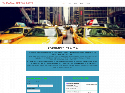 www.taxicabsanjose.com snapshot