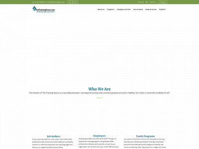 thetrainingsource.org snapshot