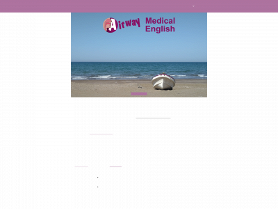 airway-medical-english.com snapshot
