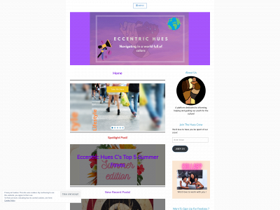eccentrichues.com snapshot