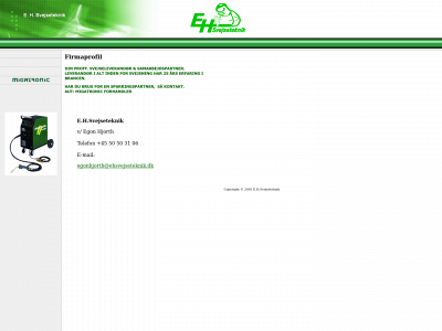 ehsvejseteknik.dk snapshot