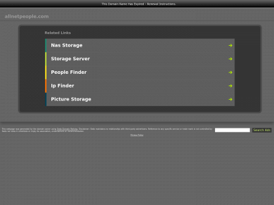 allnetpeople.com snapshot