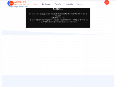 auxanosolutions.net snapshot