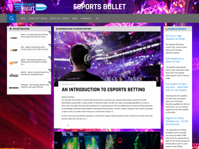 esportsbullet.com snapshot