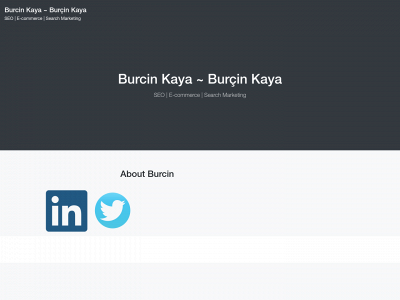 burcinkaya.com snapshot