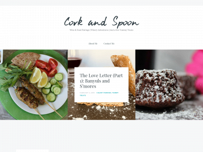 corkandspoon.com snapshot