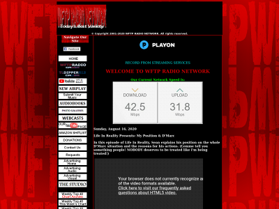 wftpradio.net snapshot