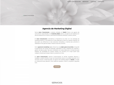 acerocomunicacion.es snapshot