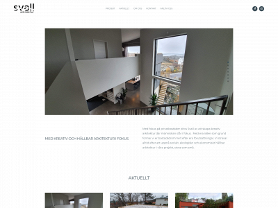 svallarkitektur.se snapshot