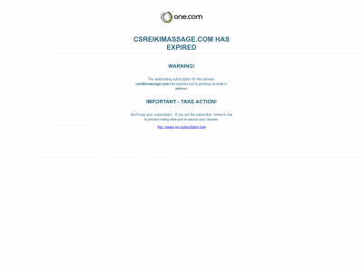 csreikimassage.com snapshot