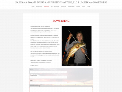 louisiana-bowfishing.com snapshot