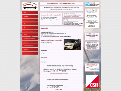 framtidenstrafikskola.se snapshot