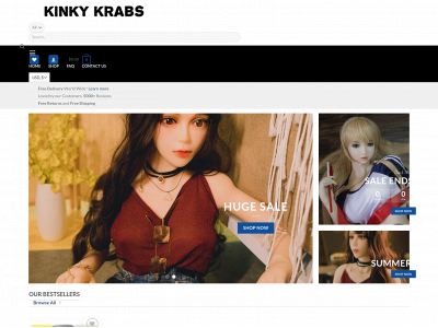 kinkykrabs.com snapshot